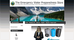 Desktop Screenshot of prepperwaterstorage.com